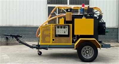 Hydraulický trakčný injektážny stroj s objemom 500 l